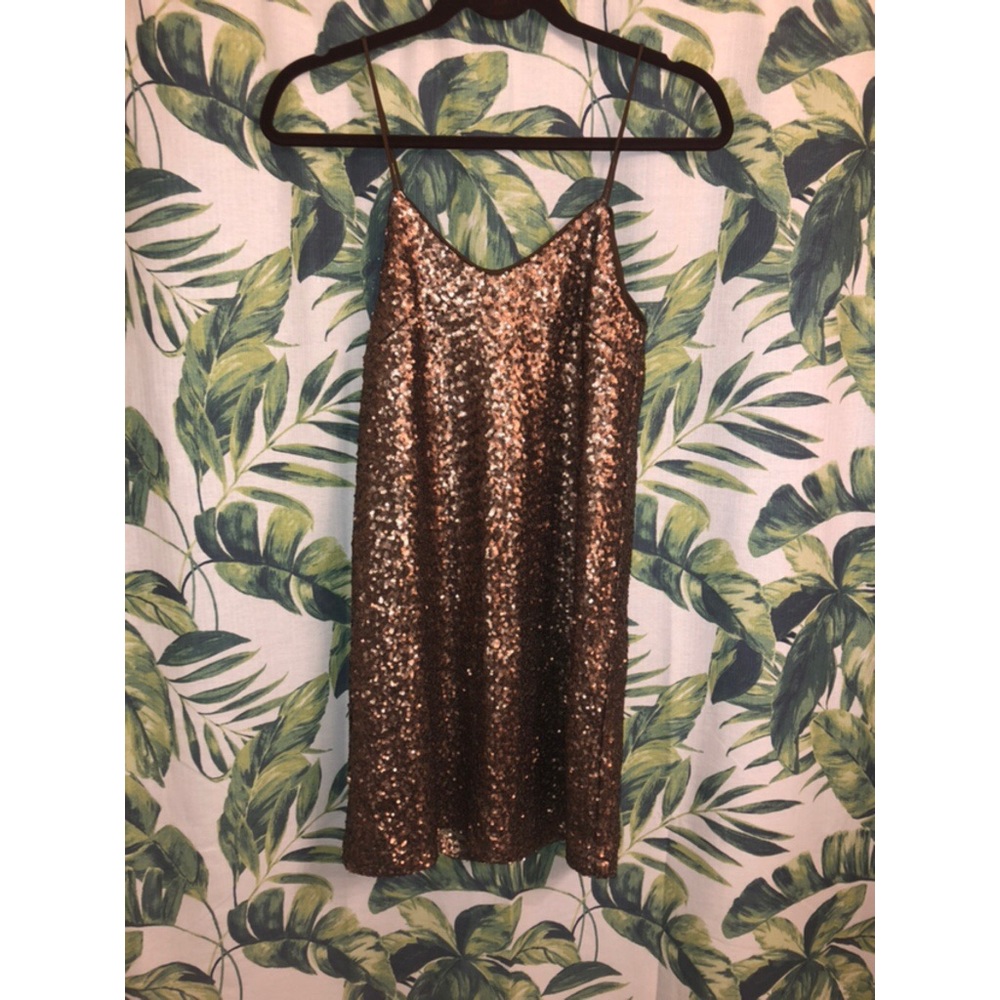 LF Brown sequin dress